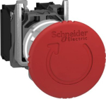 Emergency stop switching off, Harmony XB4  ATEX D, metal, red mushroom 40mm, 22mm, trigger latching XB4BS8445EX | 3389119613125