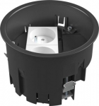 Instalācijas kārba grīdas kontaktligzdai GES R2, lai iebūvētu grīdas kārbā UD GES R2 un dubultās grīdas plāksnēs, ar montāžas atveres diametru 122 mm. 7408834 | 4012196488278