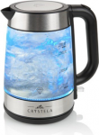 Electric Kettle Standard, 2200 W, 1.7 L, Glass, Stainless steel/Black ETA615390000 | 8590393255726