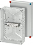 Cable junction box K 7051 300x450x170mm with 5-pole terminal 2,5-50 mm&sup2;, with lid, grey IP65 60001010 | 4012591109259