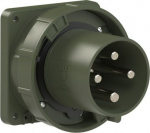 CEE-flanged plug 4x125A (3P+PE) 6h IP67 POWER TWIST green 644-6.U | 9003399360015