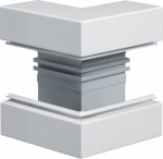 External corner of base profile for BRA 68x170mm lid 80mm of alu in pure white BRA6517039010 | 4012740840859