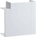 Flat angle for wall trunking BRP/BRHP/BRAP 65x130mm halogen free in pure white BRP651305H9010 | 4012740222075