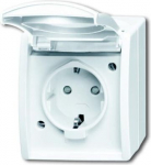 With screwless terminals. With hinged lid. 2 P + E, 2CKA002083A0843 | 4011395114988