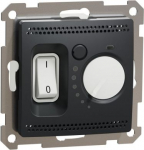 Floor Thermostat 16A 5-50&deg;C Anthracite Sedna Design SDD114507 | 3606481467522