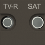 N2251.3 AN TV-R/SAT outlet, anthracite, 2 modules Zenit 2CLA225130N1801 | 8427238060460