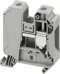 Linergy passthrough terminal block, 35mm2 125A single-level 1x1 screw, grey. range: Linergy - product name: TR - product or component type: terminal block - device short name: TRV - terminal block type: passthrough - mounting mode: clip-on - nominal  ...