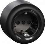 Surface socket outlet, 16A, Black, Renova WDE015976 | 3606489504748