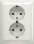 Double socket, white 202 EUJ-94 Basic55 2TKA00003904 | 6438199005508