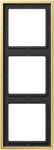3-gang frame, classic brass, LS990 ME2983C | 4011377099562