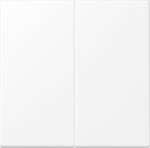 2-gang rocker, matt white, LS LS995WWM  | 4011377187016