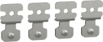 4 wall fixing brackets in stainless steel AISI 304 for Spacial S3X, CRN NSYPFCX | 3606480154867