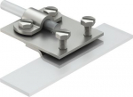 &bull; Plāksnes biezums līdz 5 mm &bull; Vadu vadotnes paralēli un perpendikulāri plāksnei &bull; 4 se&scaron;stūrgalvas skrūves M6 x 12 &bull; Atbilst VDE 0185-305 (IEC 62305) prasībām 5317481 | 4012195850861