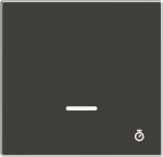 Color: Soft Black   Cover plate for timer switch code: 8162 & 8162.1 2CLA856200A1501 | 8427238136172