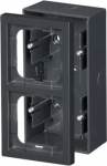 Surface mounting box 2-gang Anthracite - Impressivo 2TKA00000994 | 6438199002668