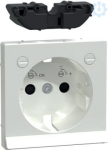Schneider Electric Merten System M MEG2334-0325 in color active white is a central plate for socket outlet with 1 gang. The socket outlet pole configuration is 2P. And it is used for CEE 7 standard. Designed with a shutter, this central plate is dedi ...
