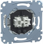 Two-circuit swit. insrt 1P w. locat .light,flush-mntd,16 AX,250 V AC, s MEG3535-0000 | 4042811144678