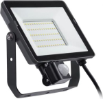 LED Floodlight with sensor, 50W, 3000K, 4500lm, black, ProjectLine 911401862684 | 8719514954434