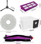 Midea V15 Spare Parts kit: 1x Side Brush, 2x Mop Pad, 1x Roller Brush, 1x Filter, 1x Dust Bag 12175000A46859 | 6956079730239
