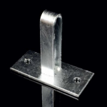 The bracket is designed to anchor the mounting profile on the ceiling or the floor, superficial treatment hot dip galvanized NKSJ_F | 8595057654242