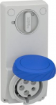 Unika interlocked socket, 32A, 2p+E, 200...250 V AC, IP65, panel. range of product: PratiKa - product or component type: interlocked socket - device short name: Unika socket - plug, socket category: low voltage - poles description: 2P + E - network t ...