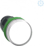 Monolithic pilot light, Harmony XB5, grey plastic, white, 22mm, universal LED, plain lens, 230...240 XB5EVM1 | 3389119041591