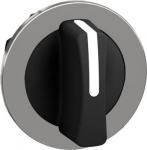 Head for selector switch, Harmony XB4, flush mounted black 3 position return left to center ZB4FD7 | 3606489581336