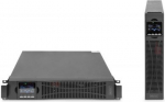 DIGITUS OnLine UPS, rack/tower, 3000VA, 3000W, LCD, 8 x C13, 1 x C19, RS-232, USB, SNMP card (optional), relay card (optional)  Digitus DN-170096 | 4016032474678