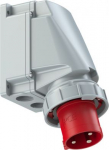 CEE-wall mounted plug 3x63A (2P+PE) 9h IP67 POWER TWIST red 533-9 | 9003399585401