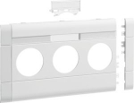 Frontplate 3-gang socket outlet for BR 120 with LF stackable halogen pure white GB12031K9010 | 4012740869478