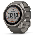 GARMIN Fenix 9 Pro 51mm Solar inReach, Titanium Pebble Gray/Silver Gray spordikell 010-04339-01