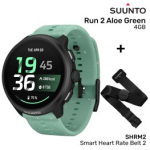 SUUNTO Run 2 Aloe Green, 4GB + SHRM2, Smart Heart Rate Belt 2, size M/L spordikell SS051725000 / SS051638000
