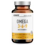 ICONFIT Omega 3, 6 & 9 with Vitamin E. Softgel 1000mg, N90 toidulisand ICF-O3E-90