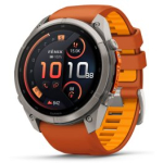 GARMIN Fenix 9 Pro 51mm AMOLED inReach, Titanium Autumn Orange/Spark spordikell 010-04337-01