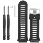 GARMIN Watch Band, Black/Silver aksessuaarid 010-11251-89