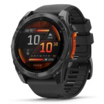 GARMIN Fenix 8 51 mm, AMOLED, Slate Gray with Black Silicone Band spordikell 010-02905-00