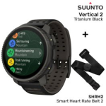 SUUNTO Vertical 2, Titanium Black + SHRM2, Smart Heart Rate Belt 2, size M/L spordikell SS051208000 / SS051638000