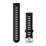 GARMIN Quick Release Band 18mm, Black with Silver Hardware aksessuaarid 010-11251-3E