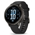 GARMIN Venu 4 - 41mm, Slate with Black Silicone Band spordikell 010-03013-02