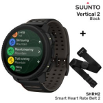 SUUNTO Vertical 2, Black + SHRM2, Smart Heart Rate Belt 2, size M/L spordikell SS051204000 / SS051638000
