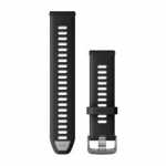 GARMIN Quick Release Band 22mm, Black/Powder Gray with Slate Hardware aksessuaarid 010-11251-A0