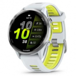 GARMIN Forerunner 970, Titanium, Whitestone Case, Whitestone/Translucent Amp Yellow Band spordikell 010-02969-11