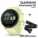 GARMIN Forerunner 70, Citron + HRM 200 Sensor spordikell 010-04307-02 / 010-13388-00