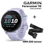GARMIN Forerunner 70, Cool Lavender + HRM 200 Sensor spordikell 010-04307-03 / 010-13388-00