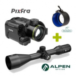 KIT PIXFRA TAURUS PFI-T650LRF + ALPEN OPTICS Apex LT 2.5-15x56 A4 + M52x0.75 - 56mm thermal imaging attachment