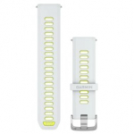 GARMIN Quick Release Band 22mm, Whitestone/Translucent Amp Yellow with Silver Hardware aksessuaarid 010-11251-AN