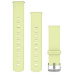 GARMIN Quick Release Band 22mm, Citron Silicone with Silver Hardware aksessuaarid 010-13406-11