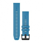 GARMIN QuickFit Band 22mm, Cirrus Blue with Black Stainless Steel Hardware aksessuaarid 010-13111-30