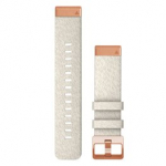 GARMIN QuickFit Band 20mm, Cream Heathered Nylon with Rose Gold Hardware aksessuaarid 010-13102-09