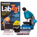 Levenhuk Microscope for Children with Experimental Set K50 LabZZ M101 Sky Blue 40x-640x mikroskoobid 69300